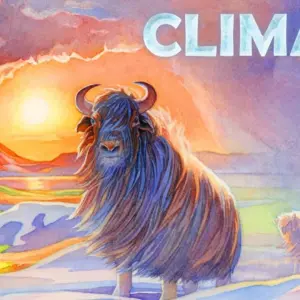 Mô tả hình ảnh: Giao diện chính của game Evolution: Flight Board Game với hình ảnh các loài động vật bay lượn trên bầu trời