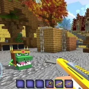 Fire Craft 3D Pixel World mod
