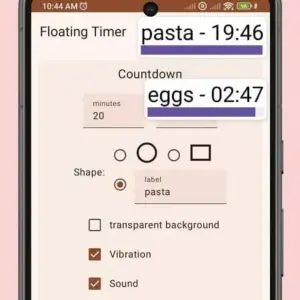 Floating Timer MOD (Mở khóa Premium) 1.43.1 (11M) 6 Floating Timer mod