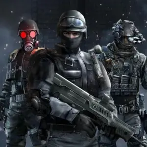 Mô tả ảnh: Hình ảnh trong game FPS War Modern Combat với nhân vật đang ngắm bắn.