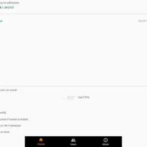 Mô tả ứng dụng FTP Server MOD trên điện thoại