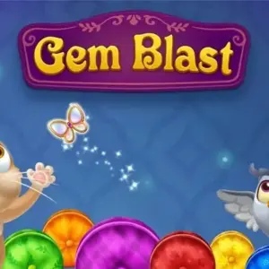 Mô tả hình ảnh: Giao diện chính của game Gem Blast