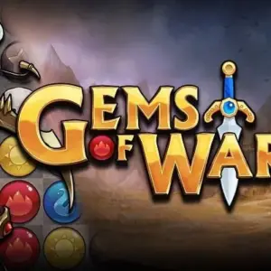Mô tả hình ảnh: Hình ảnh giao diện chính của game Gems of War