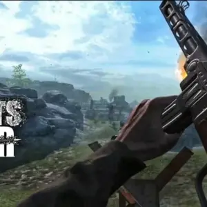 Mô tả ảnh: Hình ảnh một người lính đang ngắm bắn trong game Ghosts of War
