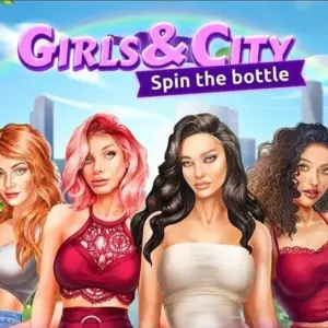 Mô tả hình ảnh: Giao diện game Girls & City với hình ảnh cô gái xinh đẹp.