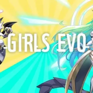 Mô tả ảnh: Giao diện game Girls Evo với hình ảnh các nhân vật nữ xinh đẹp
