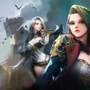 Mô tả hình ảnh: Hình ảnh quảng quãng game Goddess: Primal Chaos với nhân vật nữ chính nổi bật.