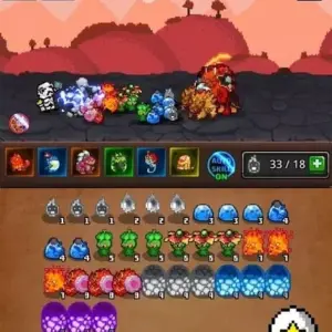 Grow Mergemon Masters Idle Rpg android