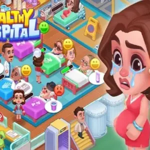 Mô tả hình ảnh về giao diện game Healthy Hospital