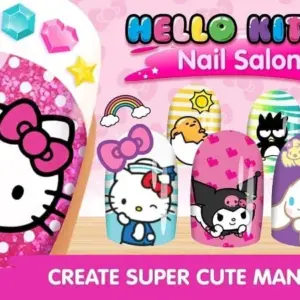 Hello Kitty Nail Salon