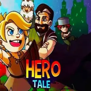 mô tả hình ảnh: Hình ảnh giới thiệu game Hero Tale với nhân vật chính là một hiệp sĩ