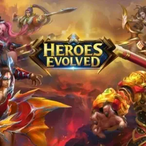 mô tả hình ảnh: giao diện chính của game Heroes Evolved