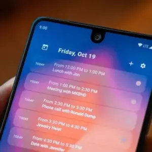 Home Agenda giao diện chính