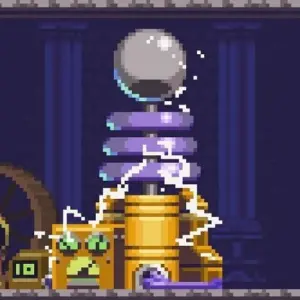 mô tả hình ảnh: Hình ảnh game Idle Apocalypse với một tòa tháp cao và nhiều quái vật xung quanh