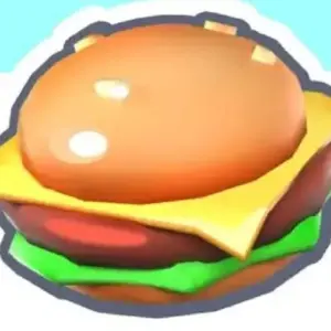 Mô tả hình ảnh: Giao diện game Idle Baker Clicker với hình ảnh cửa hàng bánh mì kẹp thịt nhỏ xinh.