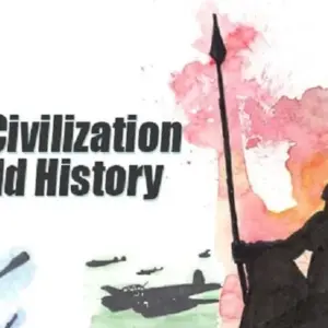 Mô tả hình ảnh về giao diện game Idle Civilization: World History với hình ảnh các nền văn minh
