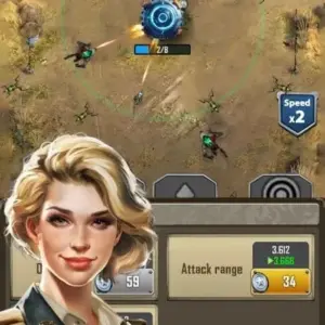 Hình ảnh chiến đấu trong game Idle Defense Legend