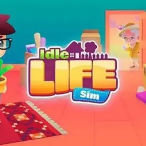 Mô tả hình ảnh về giao diện game Idle Life Sim
