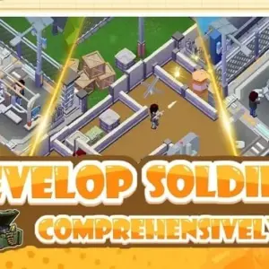 Mô tả hình ảnh về giao diện game Idle Military SCH Tycoon Games