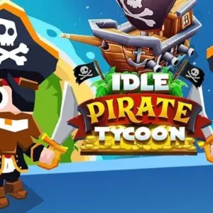 Mô tả hình ảnh về giao diện game Idle Pirate Tycoon