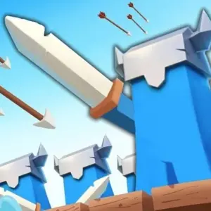 Mô tả hình ảnh: Giao diện game Island War với hình ảnh chiến binh Viking trên thuyền