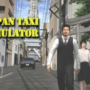 Mô tả hình ảnh về giao diện game Japan Taxi Simulator