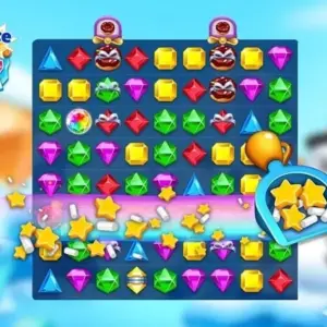 Jewel Ice Mania Match 3 Puzzle