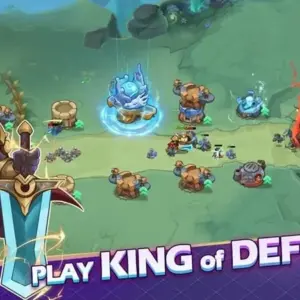 Mô tả ảnh về giao diện game King Of Defense III