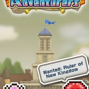 mô tả hình ảnh: Giao diện game Kingdom Adventures với hình ảnh pixel art cổ điển.