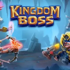 Mô tả ảnh: Hình ảnh game Kingdom Boss với nhân vật chính và quái vật