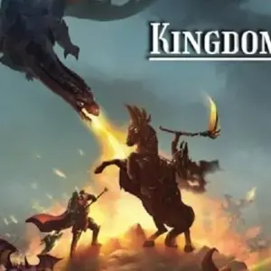 Mô tả ảnh: Giao diện game Kingdom Clash với hình ảnh quân đội đang chiến đấu