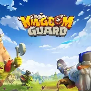 Mô tả ảnh: Giao diện game Kingdom Guard với hình ảnh một con rồng hùng mạnh
