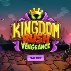 mô tả hình ảnh: Giao diện game Kingdom Rush Vengeance với hình ảnh nhân vật Vez'nan