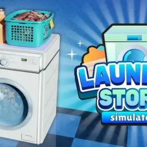 Mô tả hình ảnh về giao diện game Laundry Store Simulator