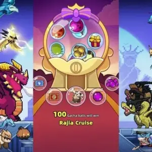 Mô tả hình ảnh: Hình ảnh giao diện game Legendary Monster với một con quái vật khổng lồ đang gầm rú.