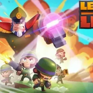Mô tả hình ảnh: Hình ảnh giao diện game Legends of Libra với nhân vật chính đang chiến đấu.