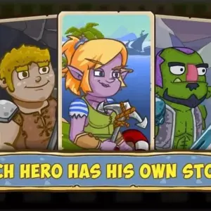 Mô tả hình ảnh về giao diện game Let's Journey với nhân vật chibi đáng yêu