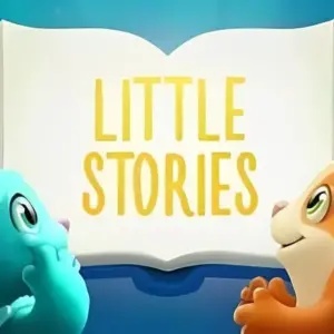 Mô tả ảnh: Giao diện ứng dụng Little Stories với hình ảnh minh họa một câu chuyện cổ tích