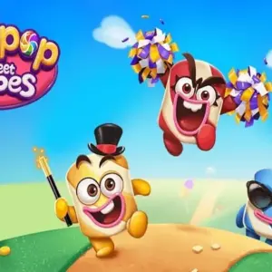 Mô tả hình ảnh về giao diện game Lollipop Sweet Heroes