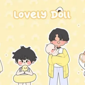 Mô tả hình ảnh: Hình ảnh giới thiệu game Lovely Doll VIP với một búp bê xinh xắn trong trang phục lộng lẫy.
