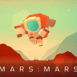 Mô tả hình ảnh: Hình ảnh game Mars với khung cảnh sao Hỏa đỏ rực