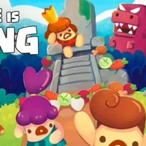 mô tả ảnh: Giao diện game Me is King với hình ảnh nhà vua đang quan sát vương quốc