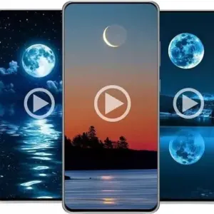 Moon Over Water Live Wallpaper