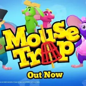 Mouse Trap MOD (Mua Sắm Miễn Phí) 1.0.9 (185M) 8 Mô tả hình ảnh: Giao diện game Mouse Trap với hình ảnh chú chuột đang chạy trên đường đua