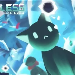 Mô tả hình ảnh về giao diện game Nameless Cat với chú mèo đang nhảy