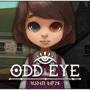 Mô tả hình ảnh: Hình ảnh giới thiệu game Odd Eye Premium với cô gái có đôi mắt đặc biệt