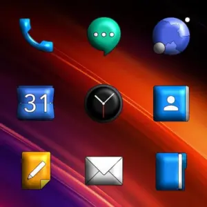 Mô tả hình ảnh: Giao diện ứng dụng Oxigen 3D với các icon được thiết kế theo phong cách OxygenOS