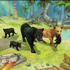 Panther Family Sim Online