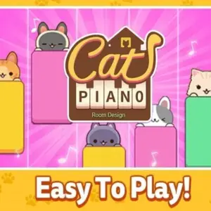 Piano Cat Tiles – Room Design