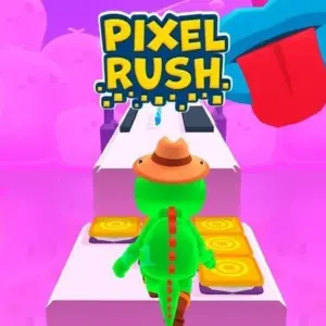 Pixel Rush đang chạy